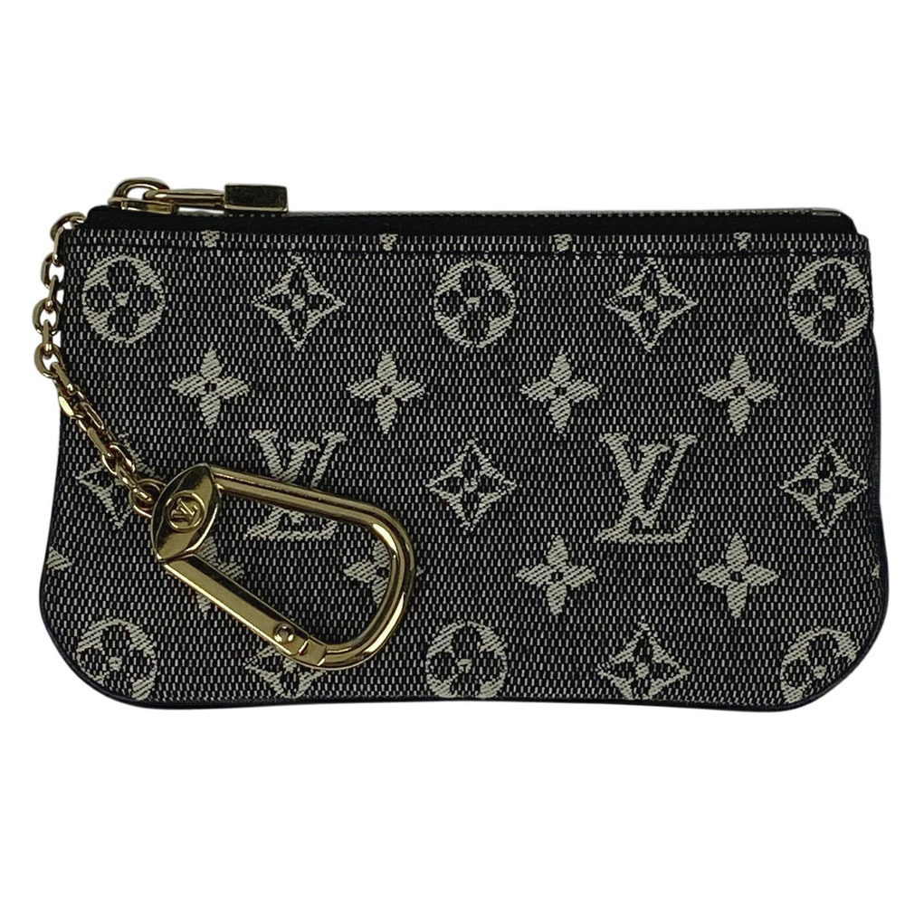 Louis Vuitton Pochette Keyring Coin Case Monogram Noir Black